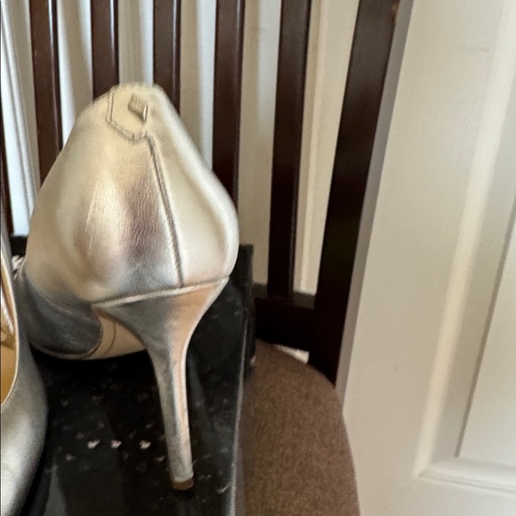 Sam Edelman Metallic Silver Heels - Picture 6 of 7